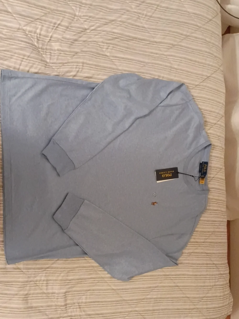 Polo by Ralph Lauren Light Blue Long Sleeve Tee